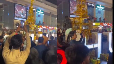 વાયરલ વીડિયોનો સ્ક્રીન ગરૅબ (તસવીર સૌજન્ય: સોશિયલ મીડિયા)