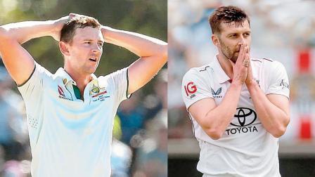 જોશ હેઝલવુડ, માર્ક વુડ