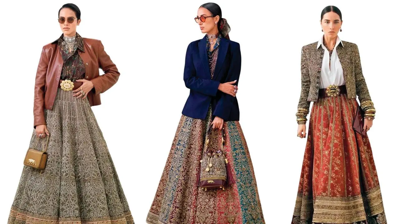 વેડિંગ લેહંગાને સ્ટાઇલ કરવાની કૂલ રીત