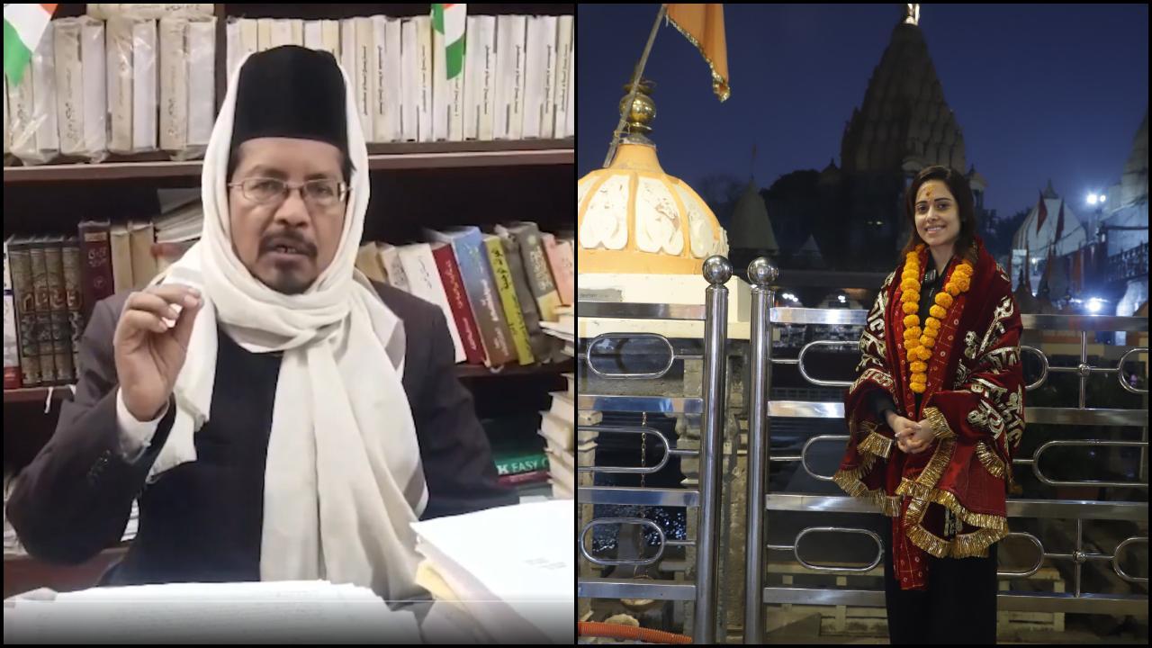 મૌલાના શહાબુદ્દીન રઝવી અને બૉલિવુડ અભિનેત્રી નુશરત ભરૂચા