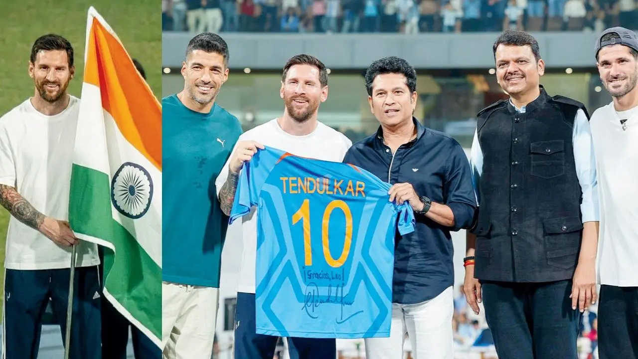 લીઅનલ મેસીની મુંબઈની ઇવેન્ટ ઐતિહાસિક બની હતી (તસવીરોઃ આશિષ રાજે)