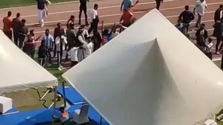 મેસ્સીની સૉલ્ટ લેક સ્ટેડિયમની મુલાકાત અંધાધૂંધીમાં ફેરવાઈ (તસવીર સૌજન્ય: સોશિયલ મીડિયા) 