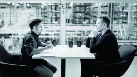 ઝીરોધાના કો-ફાઉન્ડર નિખિલ કામથ સાથે ઇલૉન મસ્ક.