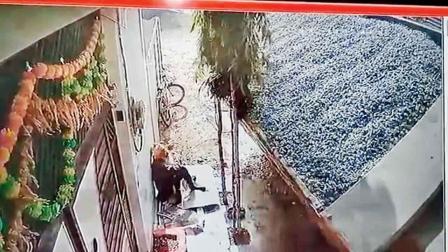 ઘરની બહાર તડકો ખાવા બેઠેલા ૯૦ વર્ષના વૃદ્ધ પર કપચી ભરેલી ટ્રક ઊંધી વળી ગઈ