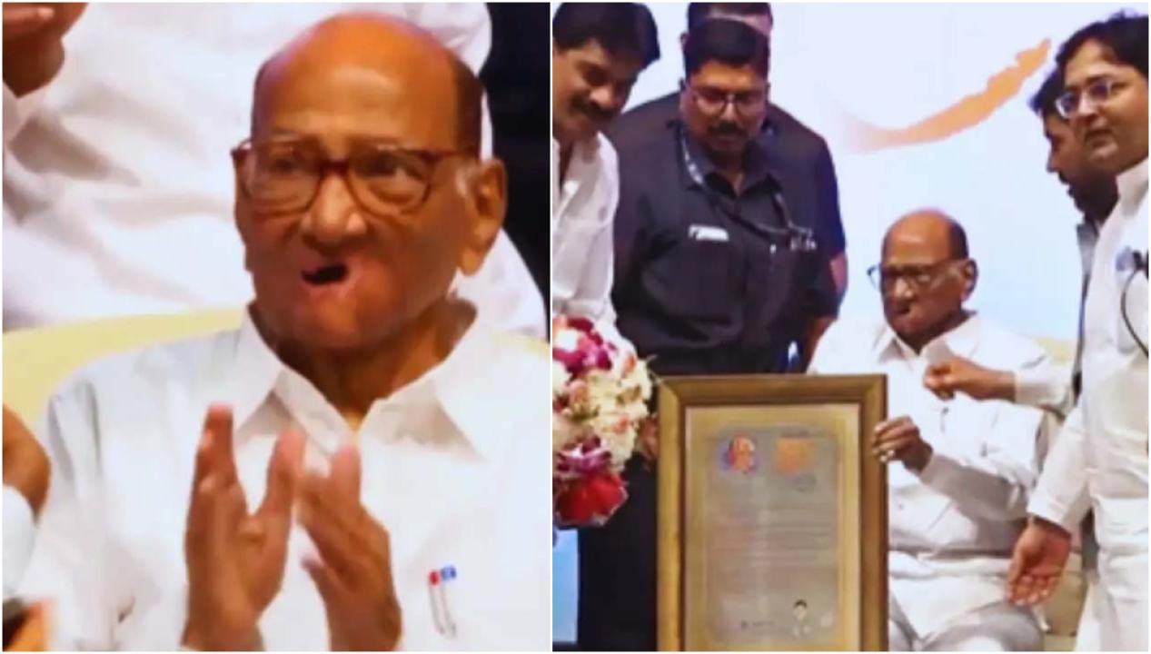 પાર્ટીના નેતાઓએ ભેગા મળી ઊજવ્યો શરદ પવારનો ૮૫મો જન્મદિવસ