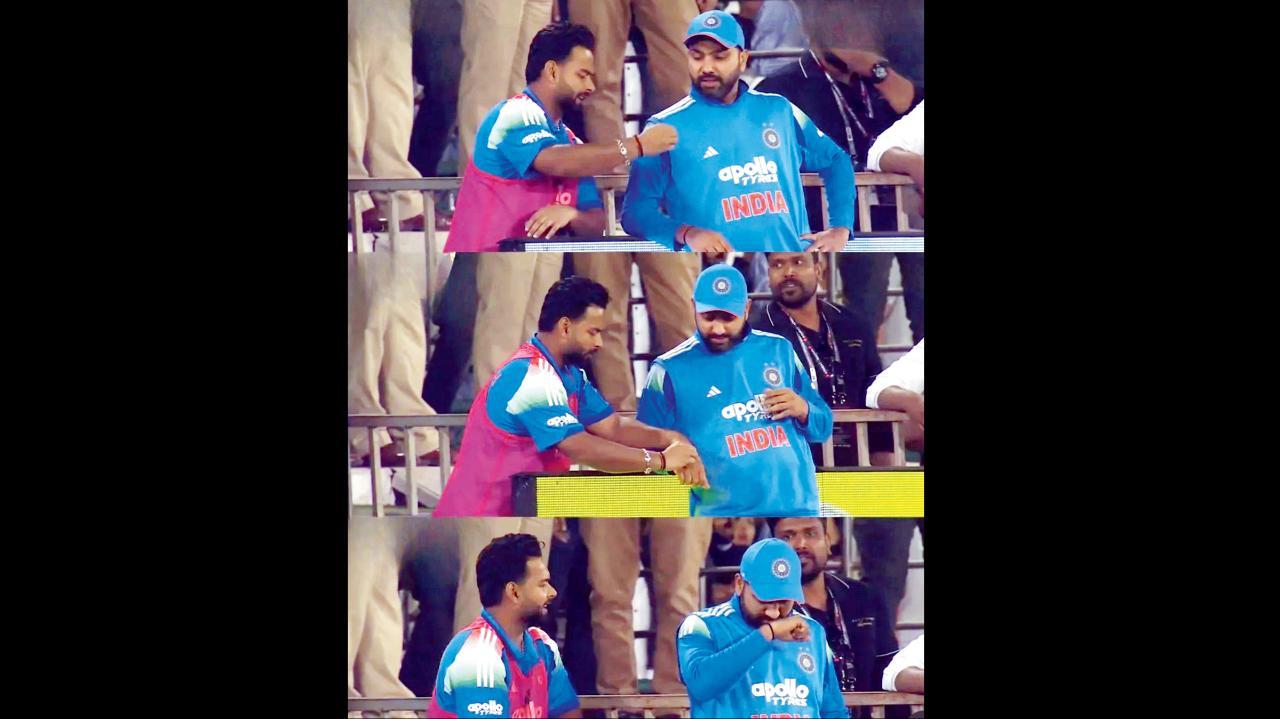 રિષભ અને રોહિતની સ્પેશ્યલ મોમેન્ટ થઈ વાઇરલ