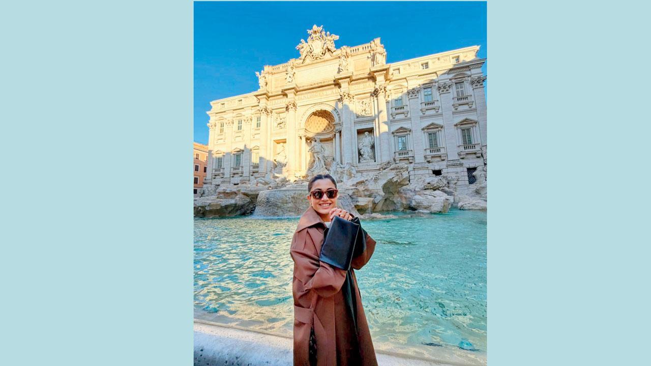 રશ્મિકા મંદાના રોમમાં