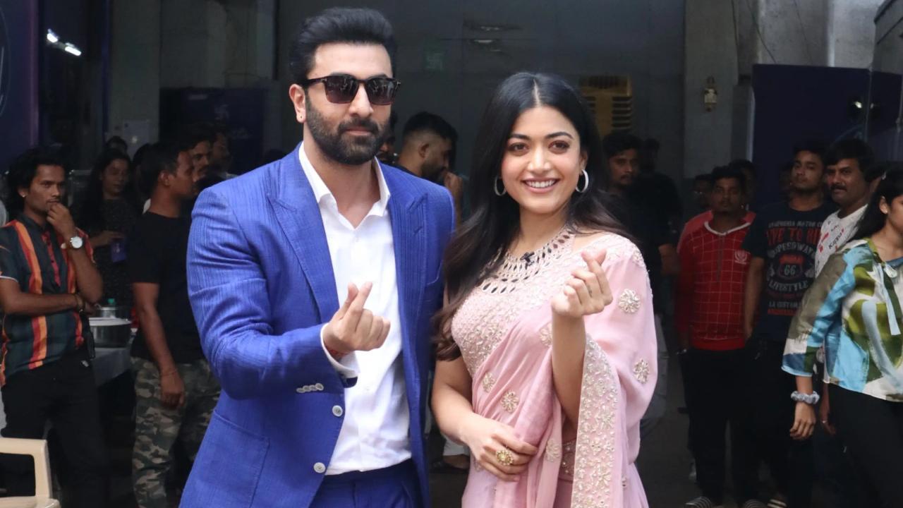 રણબીર કપૂર અને રશમિકા મંદાના (તસવીર: મિડ-ડે)