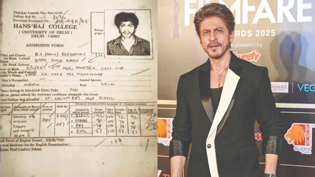 શાહરુખ ખાનની હંસરાજ કૉલેજની અર્થશાસ્ત્રની ડિગ્રી