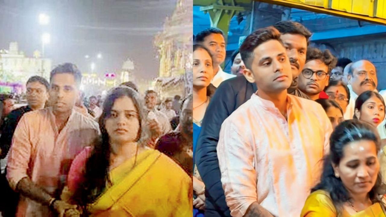 મંદિરની અંદર બન્ને જણ દર્શનની લાઇનમાં પણ ઊભાં હતાં