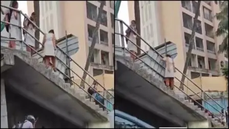 વાયરલ વીડિયોમાંથી સ્ક્રીન શૉટ (તસવીર: સોશિયલ મીડિયા)