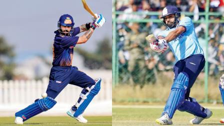 વિરાટ કોહલીએ ૧૩૧ રન ફટકાર્યા હતા, રોહિત શર્માએ ૧૫૫ રન ફટકાર્યા હતા