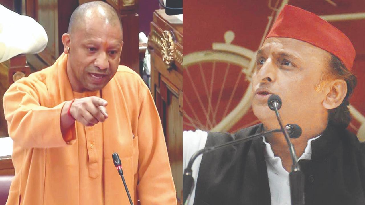 યોગી આદિત્યનાથ અને અખિલેશ યાદવ