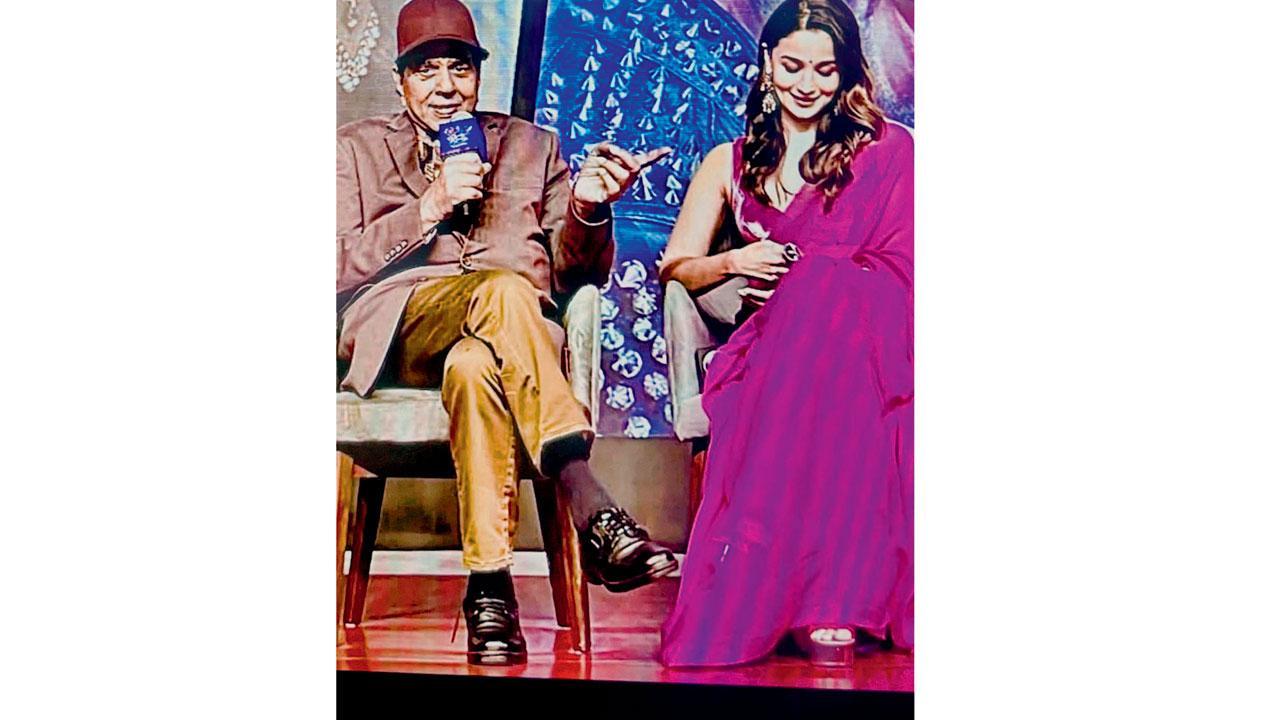 ધર્મેન્દ્ર અને આલિયા ભટ્ટ