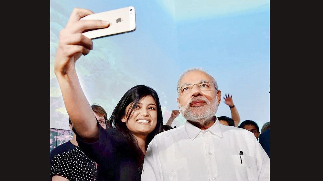 મોદીજી સાથે સેલ્ફી