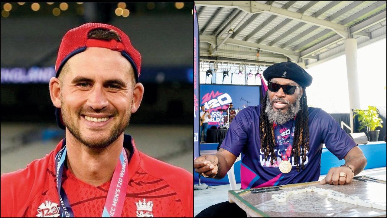 ઍલેક્સ હેલ્સ, ક્રિસ ગેઇલ