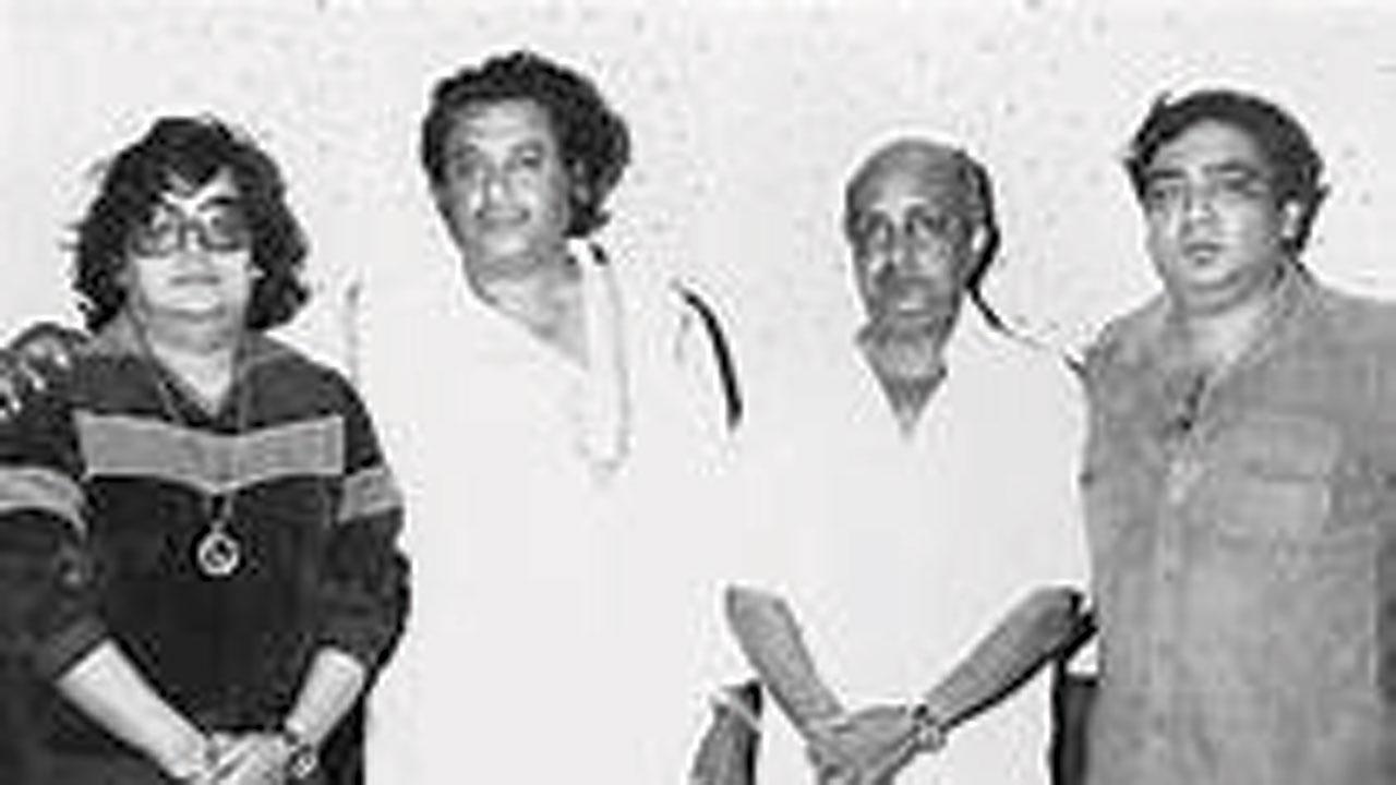 બપ્પી લહેરી,કિશોરકુમાર, અનજાન, પ્રકાશ મહેરા