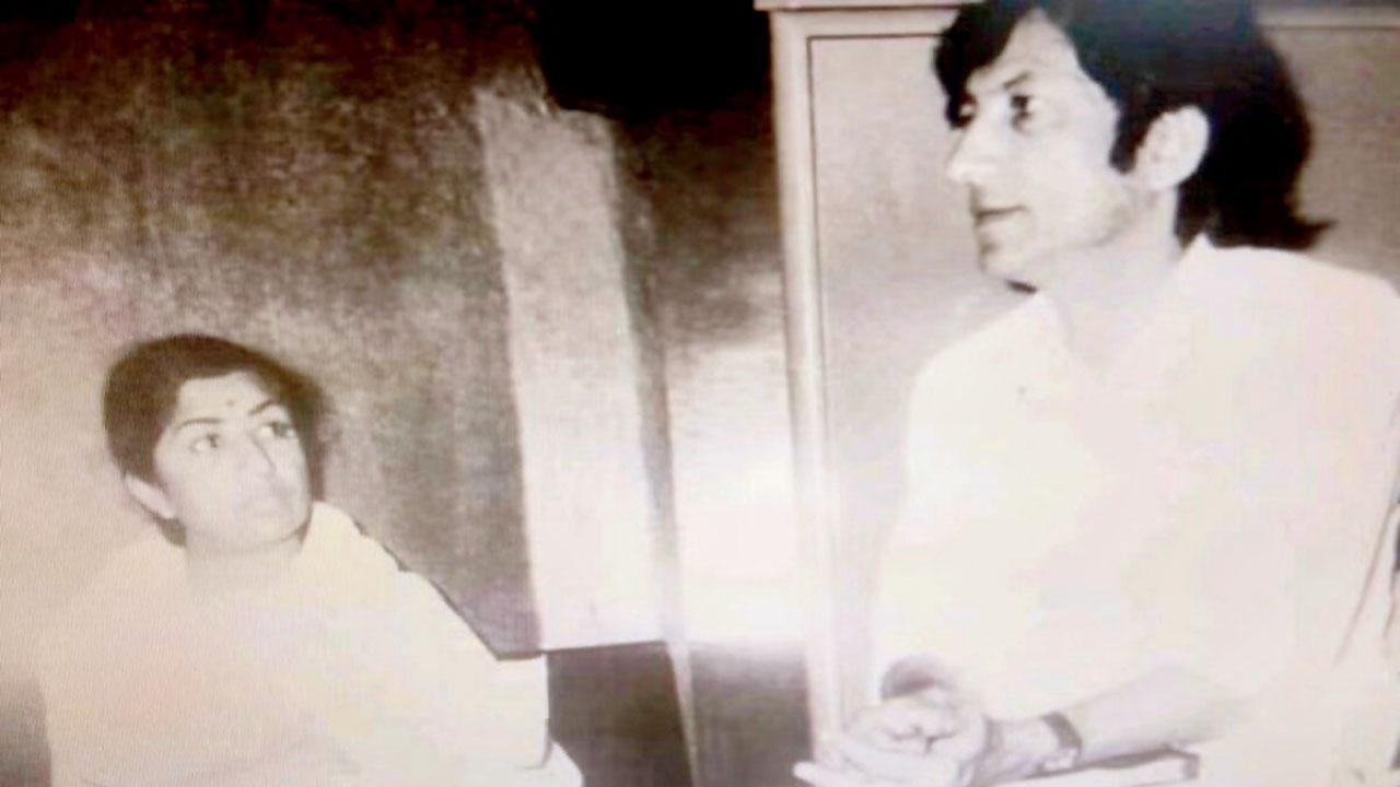 લતા મંગેશકર અને યોગેશ ગૌડ