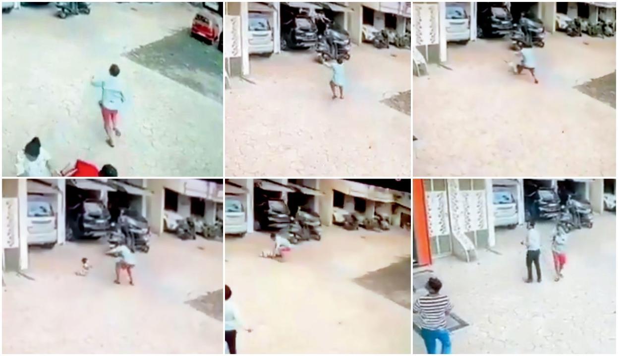 સીસીટીવી ફૂટેજમાં આખી ઘટના