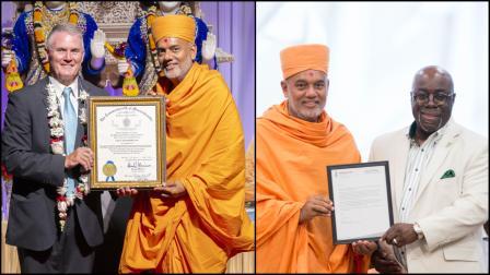 ડૉ. જ્ઞાનવત્સલદાસ સ્વામીનું સન્માન