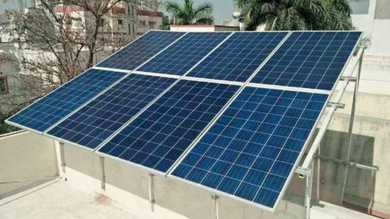 રૂફટૉપ સોલર પૅનલ