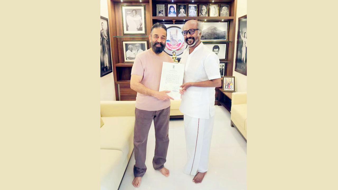 કમલ હાસને આ મુલાકાતની તસવીરો સોશ્યલ મીડિયામાં શૅર કરી