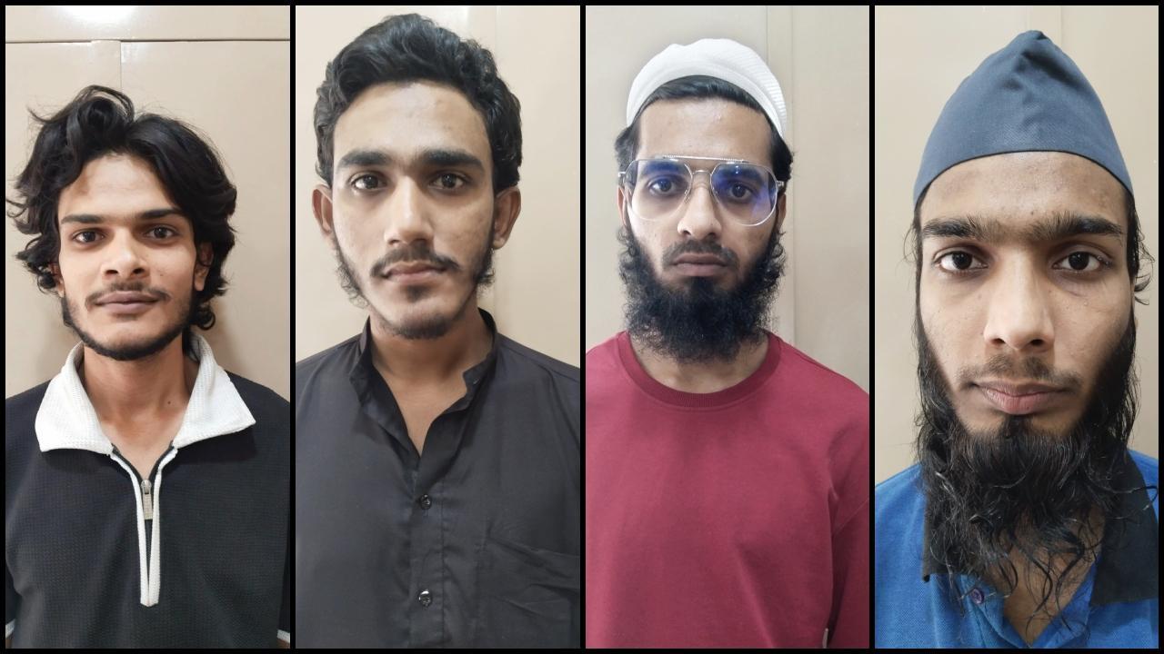 ધરપકડ કરાયેલા આતંકવાદીઓ (તસવીર સૌજન્ય: એજન્સી)