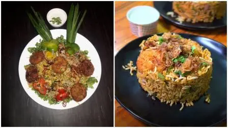 અહીં શાકાહારી બિરીયાનની વેરાયટીઝ ઘણી છે - તસવીર સૌજન્ય પૂજા સાંગાણી
