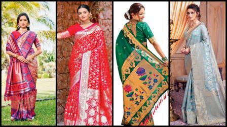 કાંજીવરમ સાડી, બનારસી સાડી, પૈઠણી સાડી, ચંદેરી સાડી