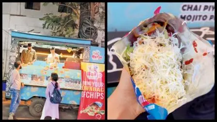 આવજો ફૂડીઝ ફૂડ-ટ્રક, ખાઉગલી, વલ્લભબાગ લેન, ઘાટકોપર (ઈસ્ટ), (BYOB) ચિપ્સ