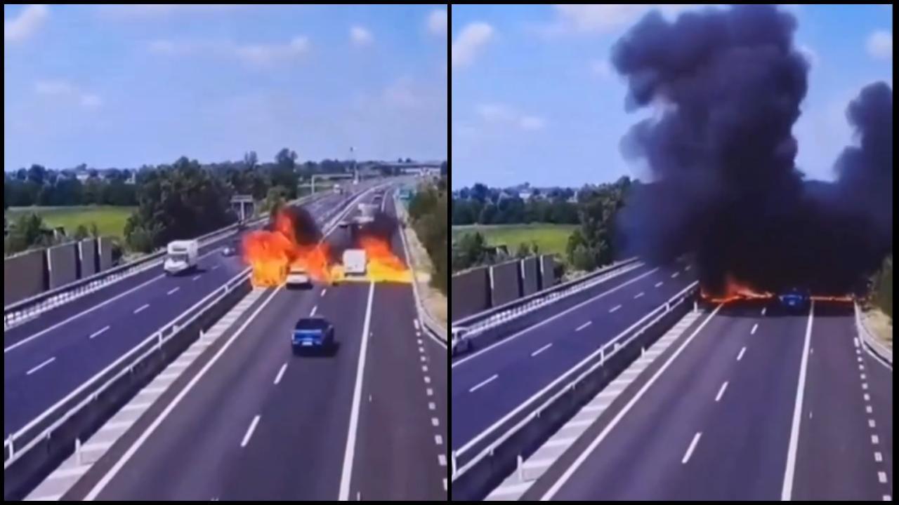 ઇટાલી પ્લેન ક્રૅશ (તસવીર સૌજન્ય: મિડ-ડે) 