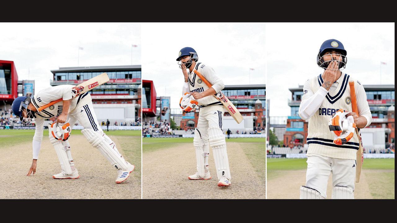 ગઈ કાલે મૅચ ડ્રૉ કર્યા બાદ શાનદાર ૧૦૭ રન ફટકારનાર રવીન્દ્ર જાડેજાએ મૅન્ચેસ્ટરની પિચને પગે લાગીને ચુમ્મી લીધી હતી.