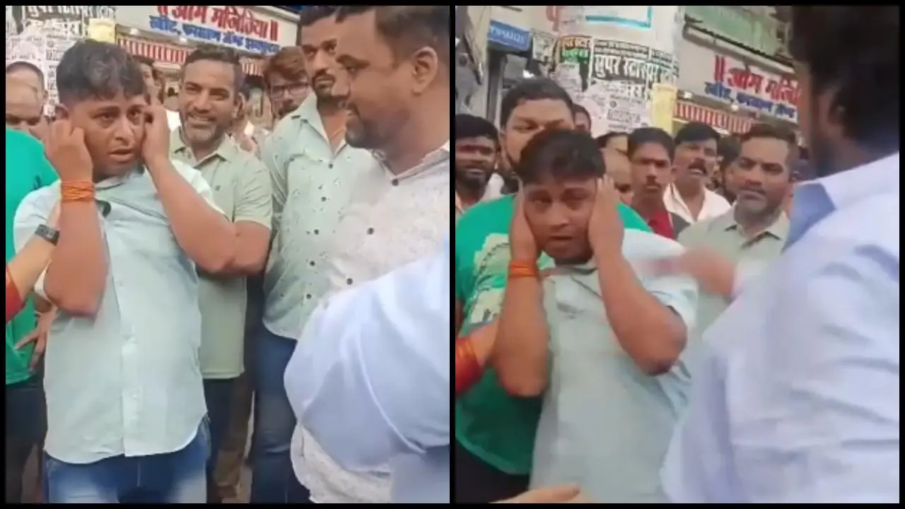 વાયરલ વીડિયોમાંથી સ્ક્રીન શૉટ (તસવીર: સોશિયલ મીડિયા)