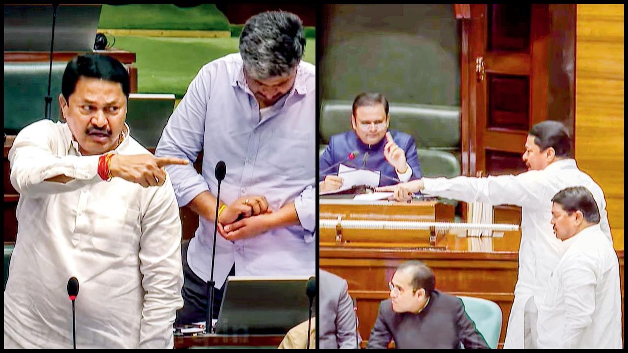 ગઈ કાલે વિધાનભવનમાં ઉશ્કેરાઈ ગયેલા નાના પટોલે સ્પીકર રાહુલ નાર્વેકર તરફ ધસી ગયા હતા