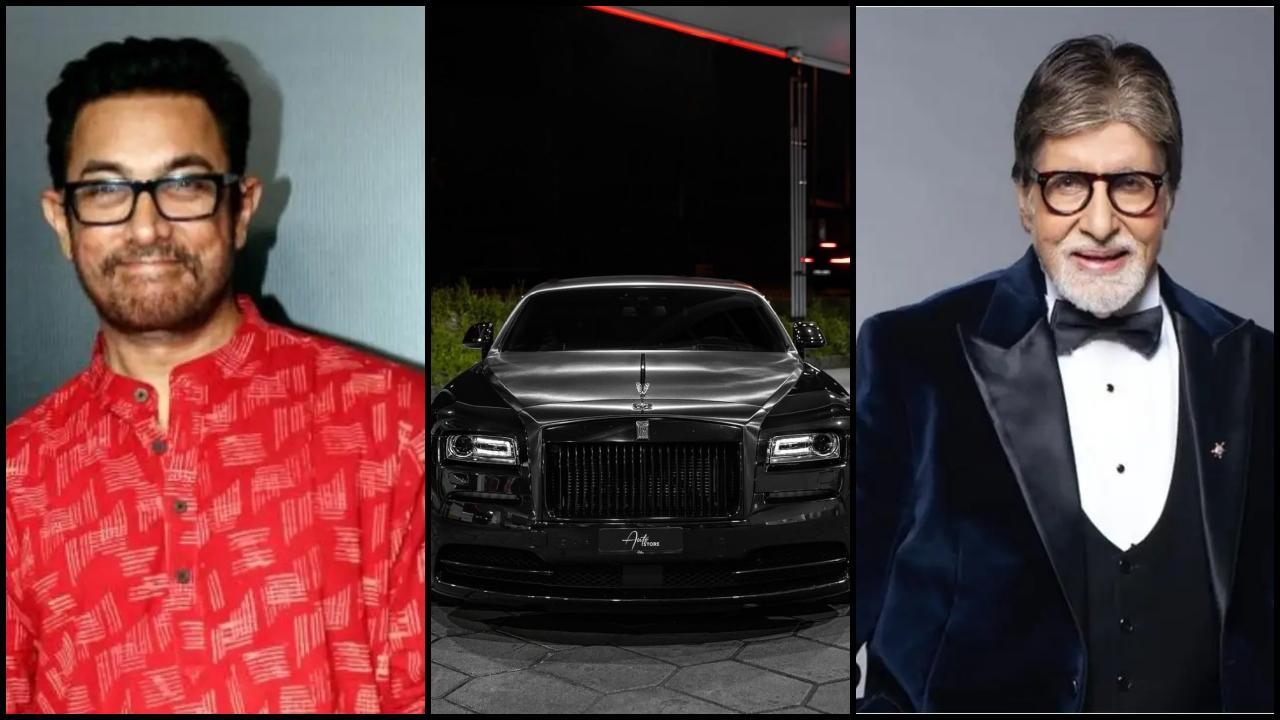 અમિતાભ બચ્ચન, રોલ્સ-રોયસ અને આમિર ખાનની ફાઇલ તસવીર (સૌજન્ય: મિડ-ડે અને સોશિયલ મીડિયા)