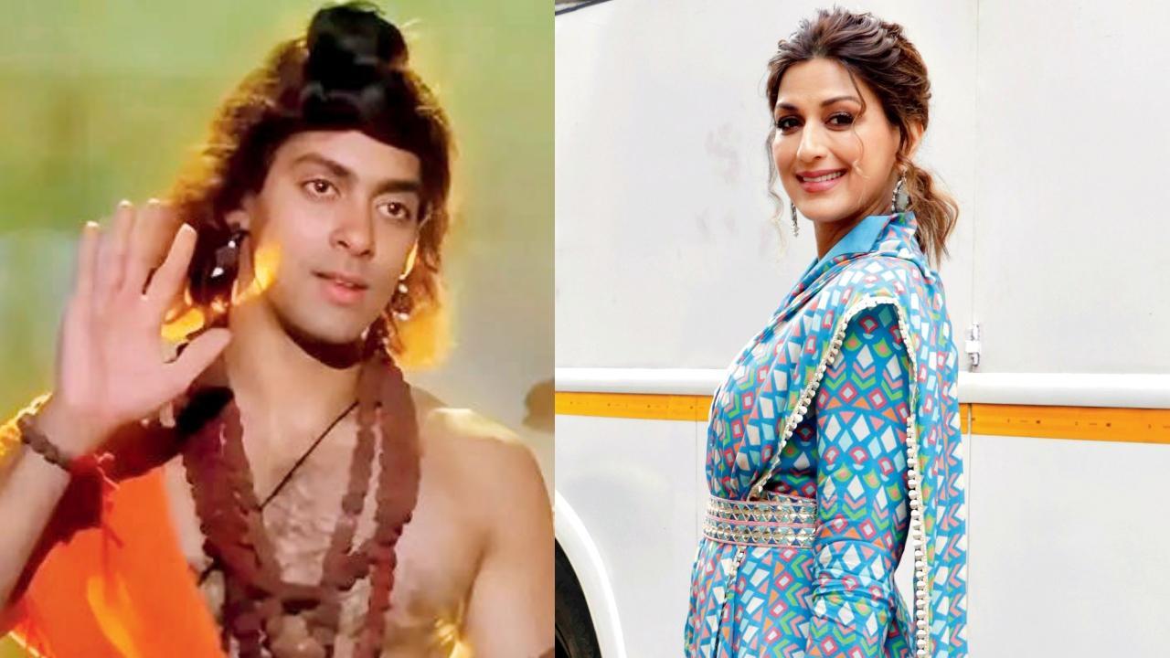 સલમાન ખાન અને સોનાલી બેન્દ્રે