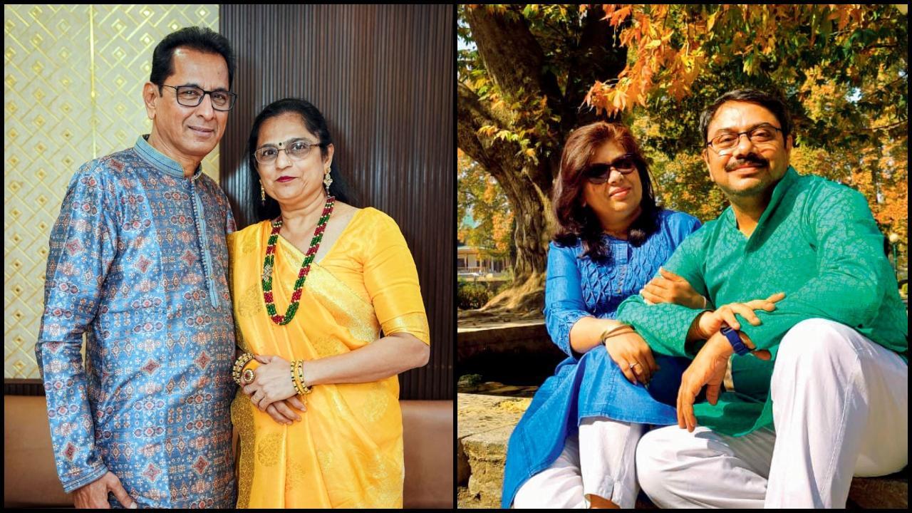 શિરીષ અને પુનિતા શેઠ, મેઘના અને રૂપેશ મહેતા