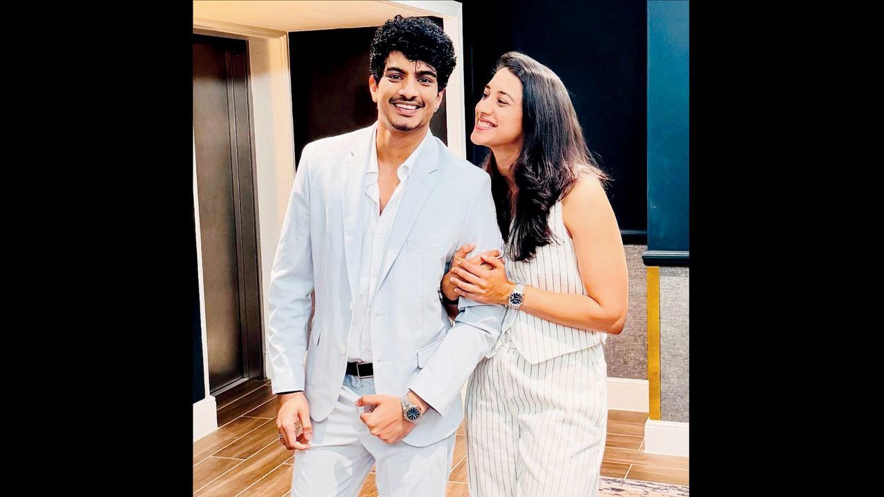 સ્મૃતિ માન્ધનાએ લંડનમાં બૉયફ્રેન્ડ પલાશ મુચ્છલ સાથે