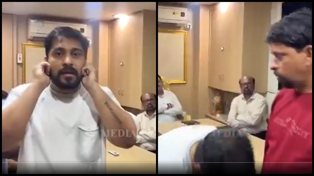 વાયરલ વીડિયોમાંથી સ્ક્રીન શૉટ (તસવીર: સોશિયલ મીડિયા)