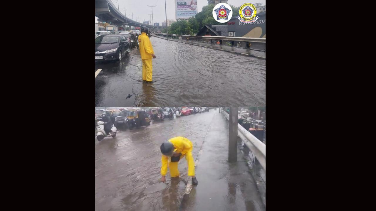 ટ્રાફિક પોલીસે કરેલી પોસ્ટ (તસવીર: X)