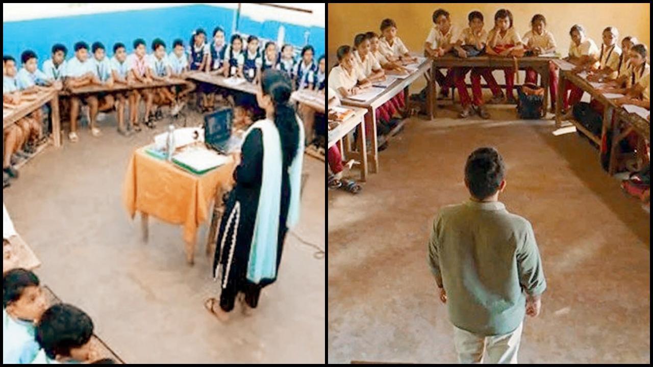કેરલાની સ્કૂલોના ક્લાસરૂમ