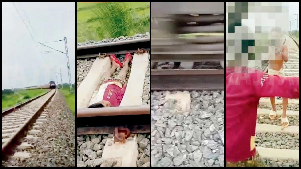 ટ્રેનની નીચે ટ્રૅક પર કિશોર સૂઈ ગયો