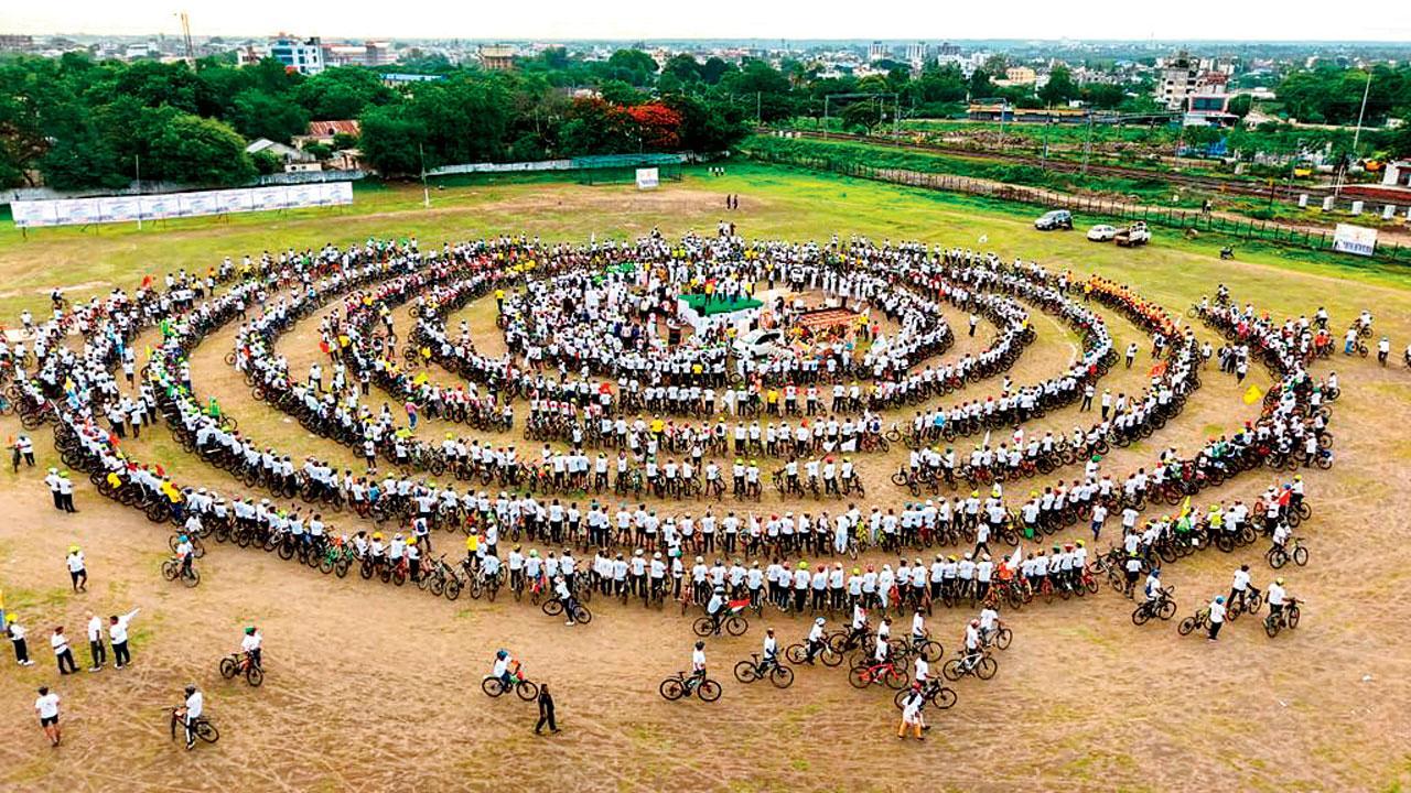 પંઢરપુર વિઠ્ઠલના ચરણે સાઇકલની વારી