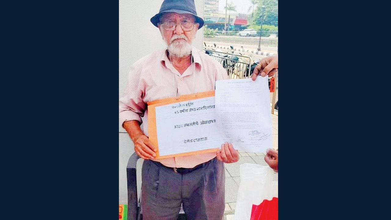૮૫ વર્ષના વડીલ અમૃતરાવ જોશી