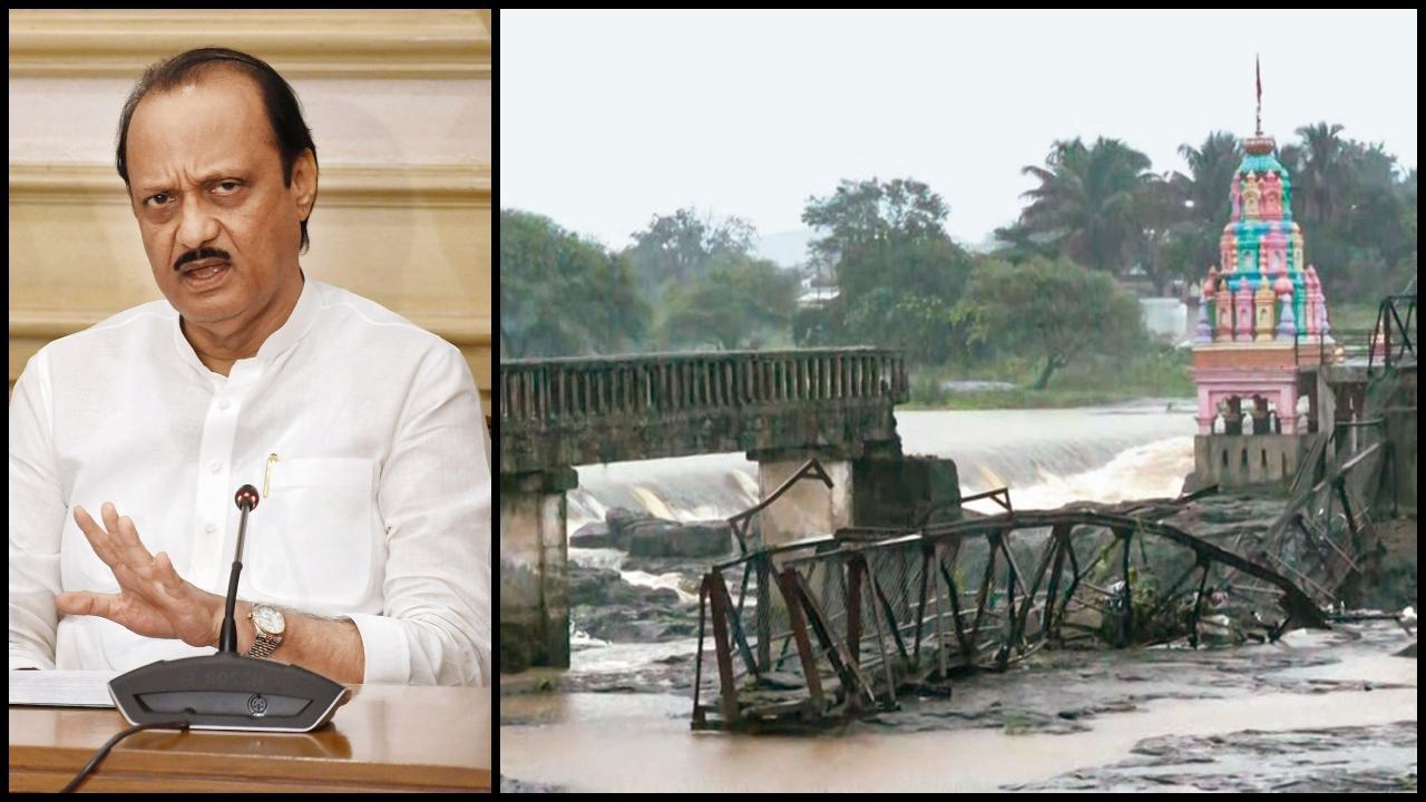 અજિત પવાર, ઇન્દ્રાયણી નદી પરનાે પુલ