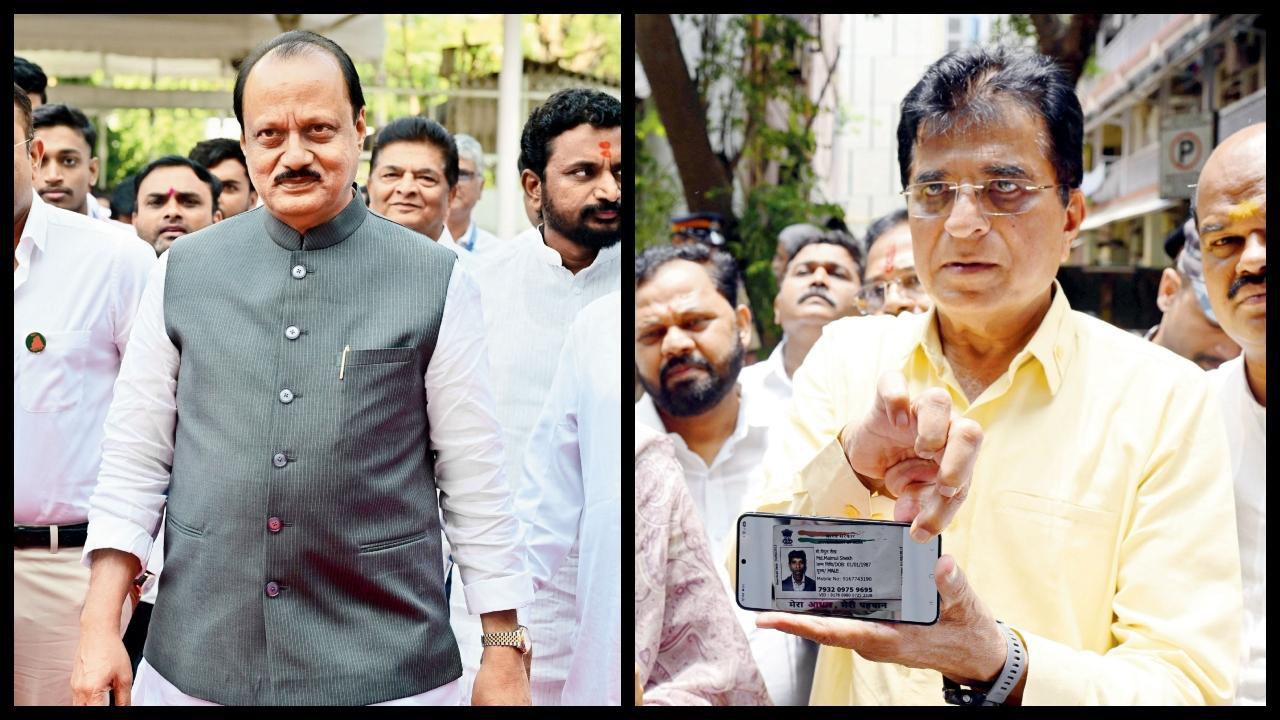 અજિત પવાર, કિરીટ સોમૈયા