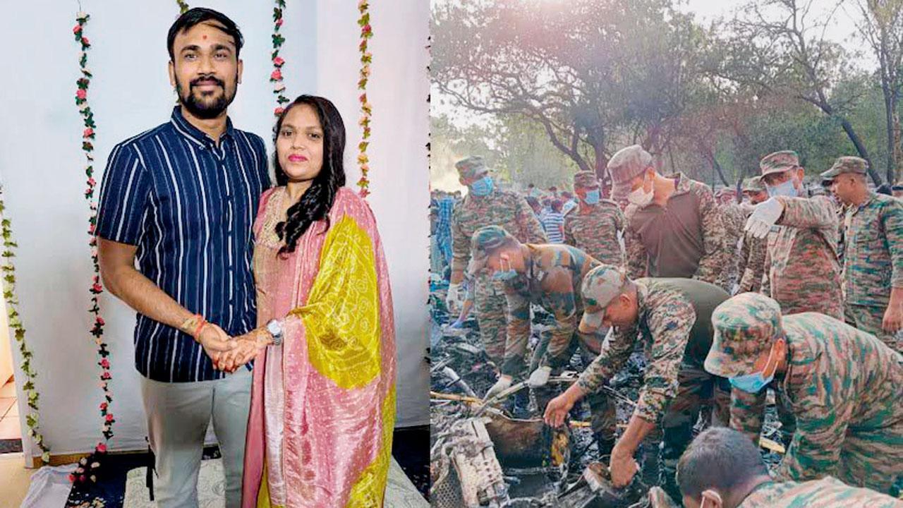 વિભૂતિ પટેલ અને તેમના મંગેતર હાર્દિક પટેલ