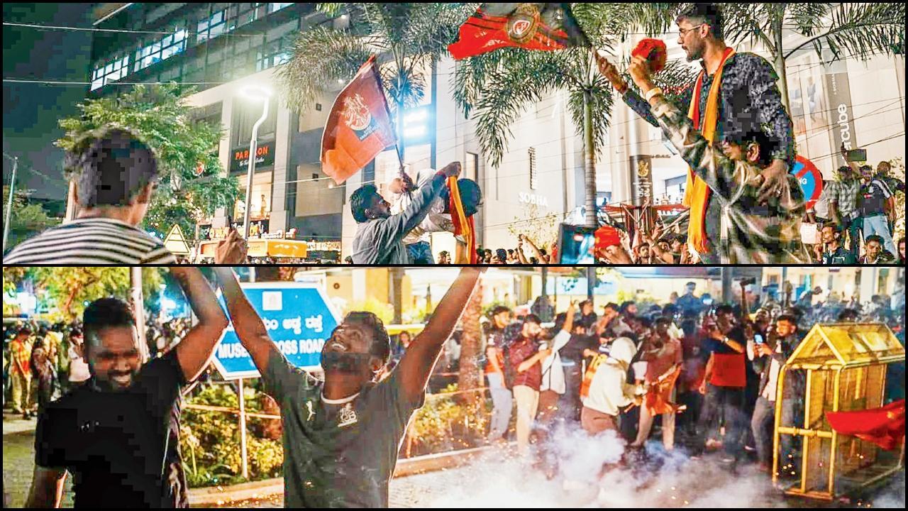 બૅન્ગલોરમાં સેલિબ્રેશન