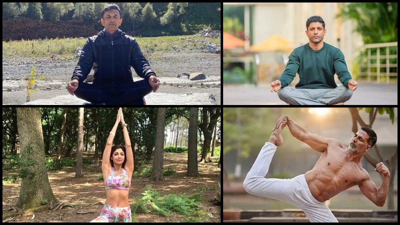 આનંદ પંડિત, શિલ્પા શેટ્ટી, અક્ષય કુમાર અને ફરહાન અખ્તર