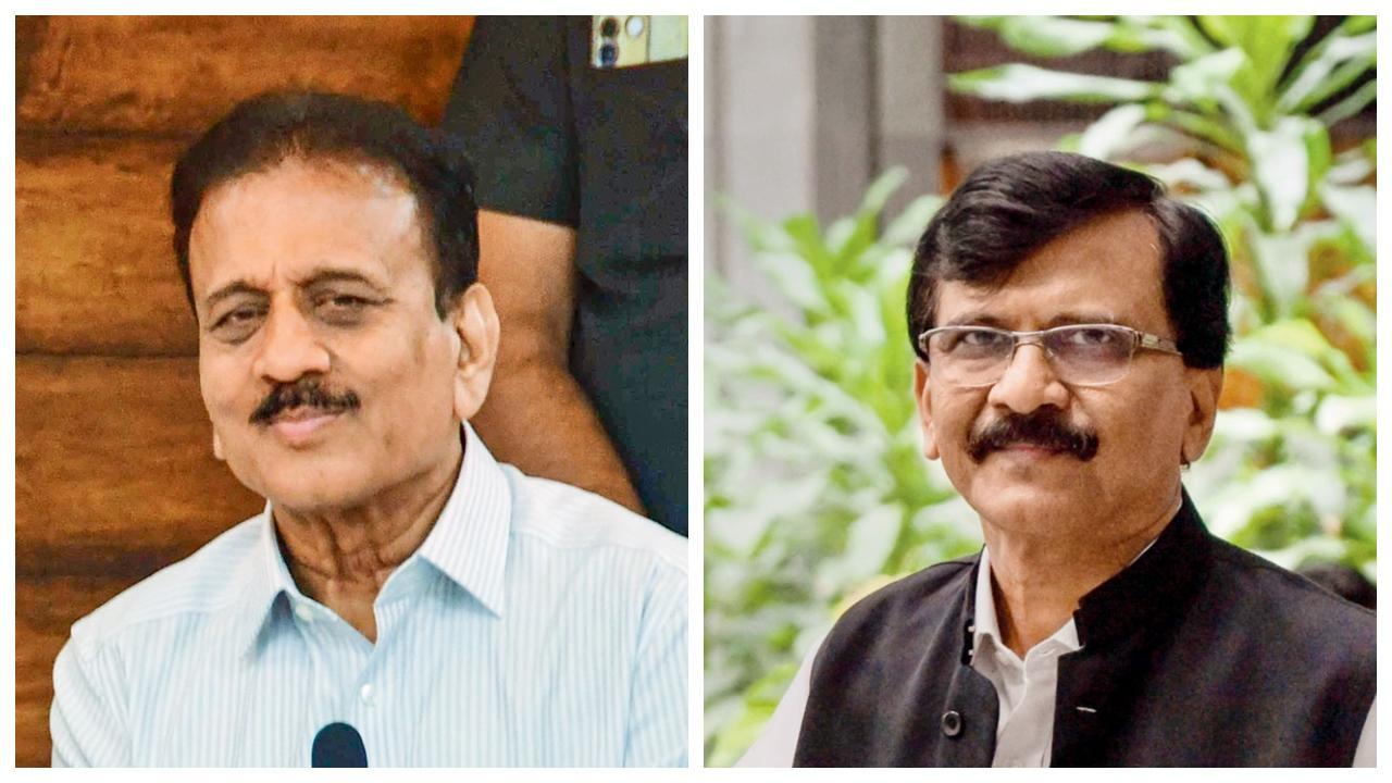 ગિરીશ મહાજન, સંજય રાઉત